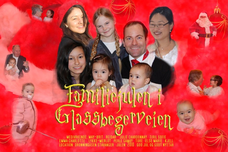 Et bilde inspirert av Harry Potter, nå skjer eventyret hos familien Helliesen i Glassbegerveien. 