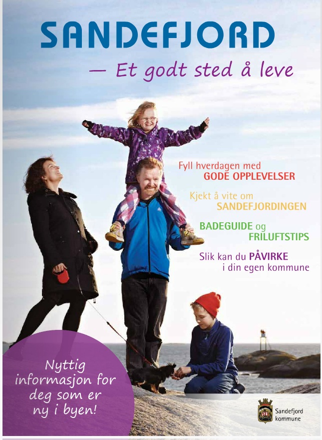 Magasinet gir 48 sider med nyttig informasjon om Sandefjord kommunes tjenester, hvor ting er og hvilke fasiliteter som finnes i kommunen. Nyttig, enkelt og ganske smakfullt(må ha lov å skryte litt).
