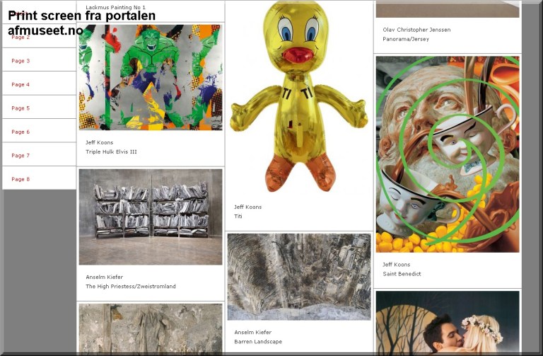 Besøk nettportalen til museet. Den gir en god indikasjon på hva dine sanser vil møte. 