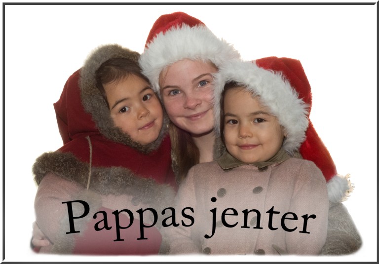 Tre herlige jenter. Blir bare større og større. Vet ikke om jeg vil de skal voksen mer.