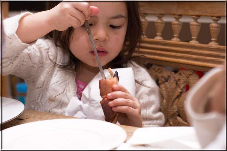 Nam nam, der var det noe deilig krabbekjøtt