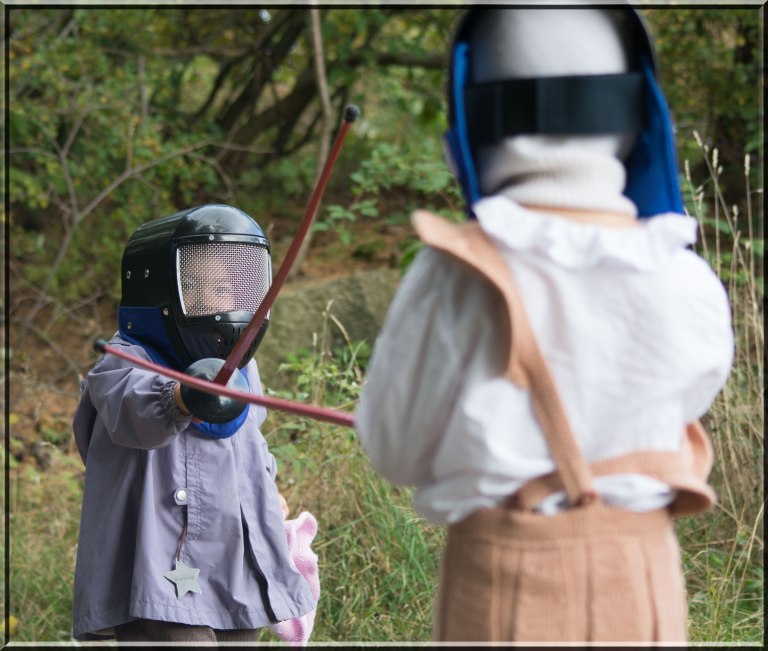 Det ble skikkelig fektekamp i Preståsen denne lørdagen