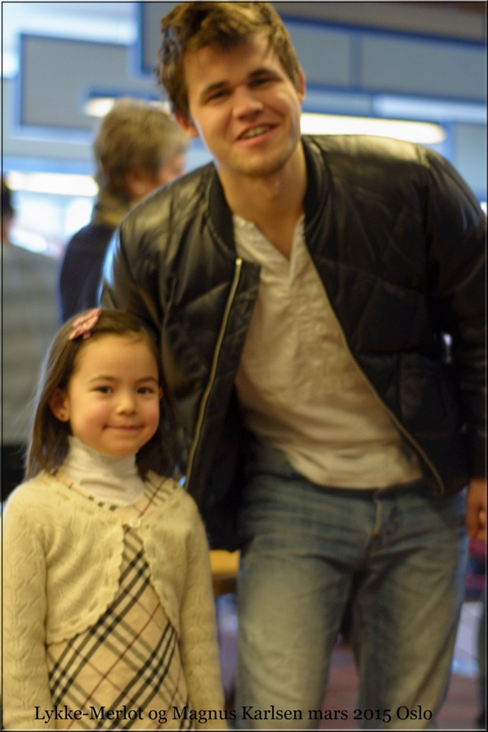 Magnus Karlsen var også til sted under konkurransen i Oslo. 