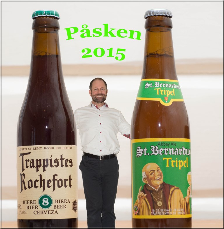 Så kom påskeharen til Sandefjord. Det ble noen små gode øl til mannen i huset også. Herlige dager med solskinn hele påsken og nydelige måltider sammen med familien. 